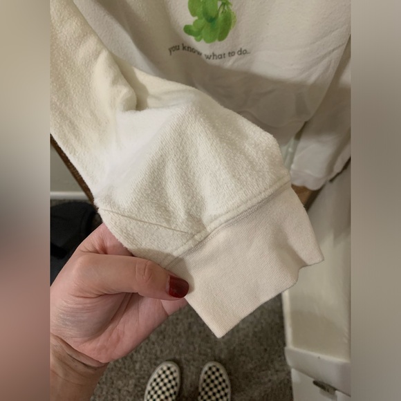 Wildfox | Mistletoe Print Sweatshirt Size Medium - Picture 5 of 8